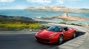 Ferrari and Lamborghini road routes